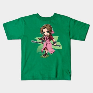 Aerith Gainsborough Chibi Kids T-Shirt